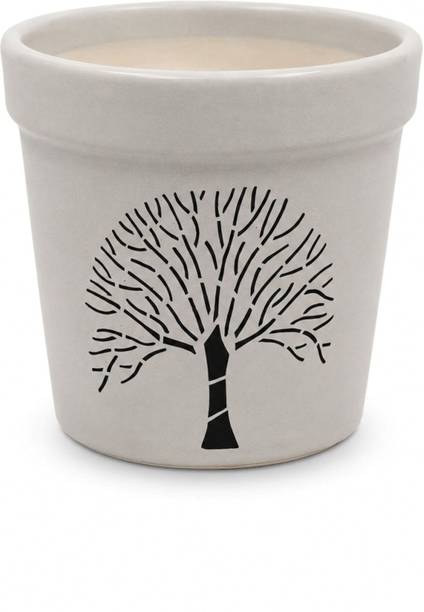 SHYAMNA Ceramic Flower Pot for Indoor & Outdoor Plants Plant Container Set