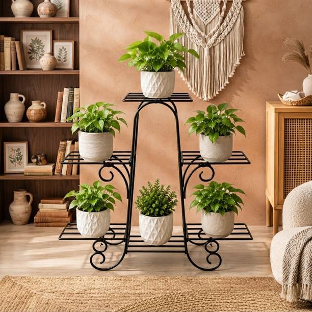 Artsfacts Iron Plant Rack | Plant Holder | Plant Stand | Flower Pots Display Stand | Plant Container Set