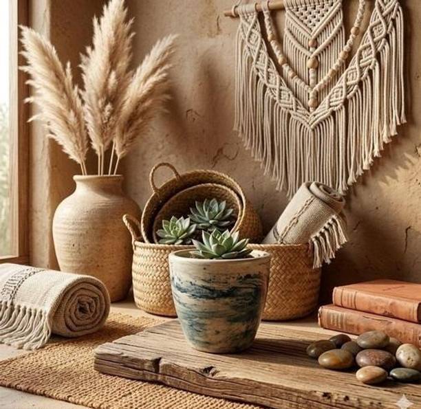 Velvet Decorative Ceramic Plant Pot | Premium Glazed Indoor,Home, Balcony & Office Plant Container Set