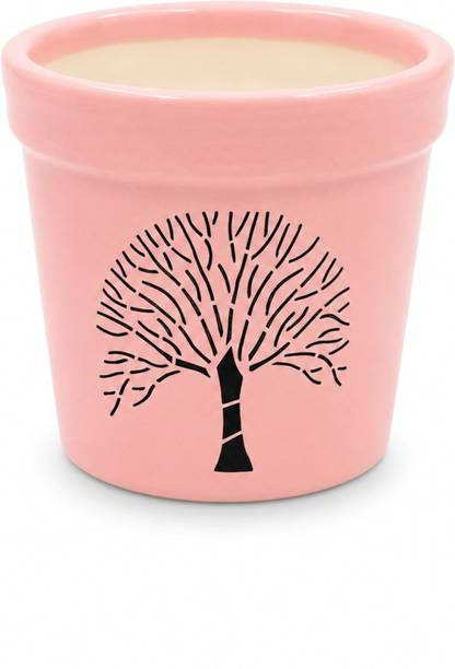 SHYAMNA Ceramic Flower Pot for Indoor & Outdoor Plants Plant Container Set