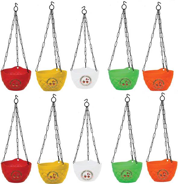 Varshney Gardening hanging flower pots and planters for balcony plant container Plant Container Set