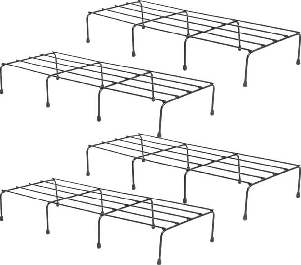 UGAOO Metal Black Plant Stand with Anti-Rust Coating for Balcony Plant Container Set