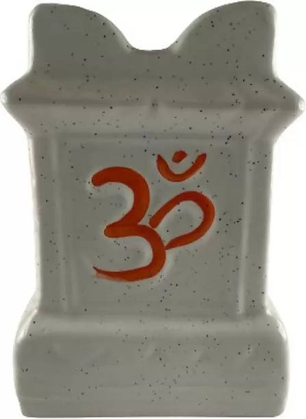 agarwals enterprises MEDIUM TULSI SHAPE CERAMIC POT(WHITE) Plant Container Set