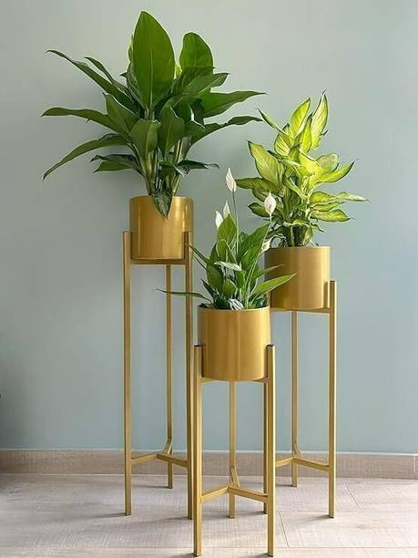 Bee Creative Plant Stand Indoor/Outdoor, Multipurpose Stand, Racks, Planter Stand Plant Container Set
