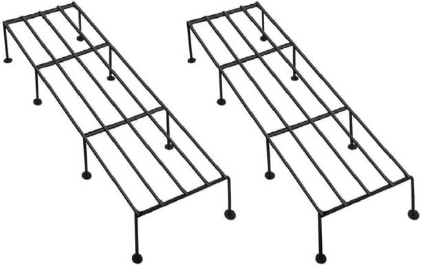 Flipkart SmartBuy Modern Indoor & Outdoor Iron Planter Stand For Garden/Balcony/Home Plant Container Set