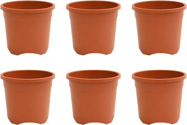 उगाऊ UV Treated Large Plant Pots for Big Size Plants (6-inch of 6 Planters) प्लांट कंटेनर सेट