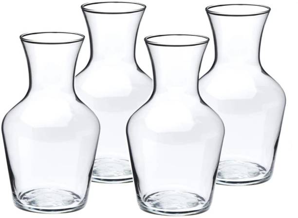 MAGICMOON Potpourie Flower Vase, Money Plant, Vessel Pot (Bottle Shape Pot) - 7.5 Inches Glass Vase
