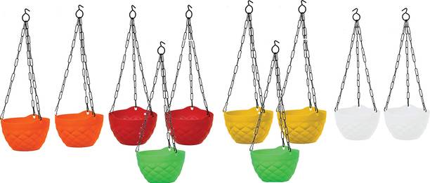 Varshney Gardening hanging flower pots and planters for balcony Plant Container Set