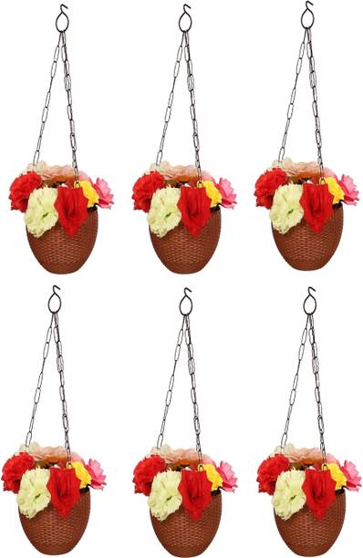 Besttrader Virajsanchi Hanging Pot Pack of 6 Plant Container Set