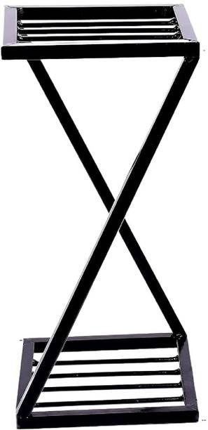 Divaz Stylish Z Shape X Shape Metal Planters Stand | Indoor & Outdoor Iron Stand Rack Plant Container Set