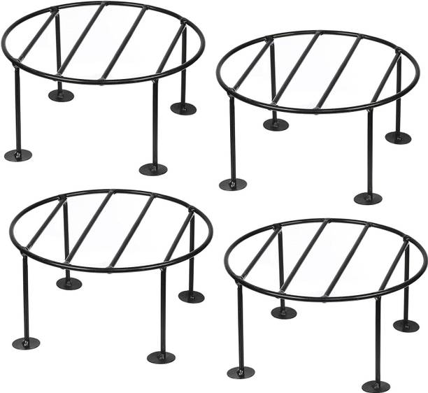 Greenele Rust free Metal Indoor/Outdoor Plant Stand|Gamla Stand for Garden Balcony Plant Container Set