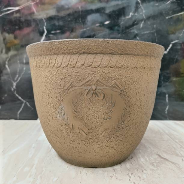 Garden's Need Stylish cherry pot 8 inch Plastic Flower Pot for Home Garden and Balcony Plant Container Set