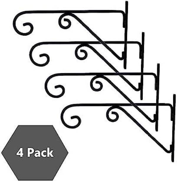 Decorexperts Iron Wall Mounted PlanterStand ,Bracket Hanging, Plant Container Set , pack of 4 Plant Container Set
