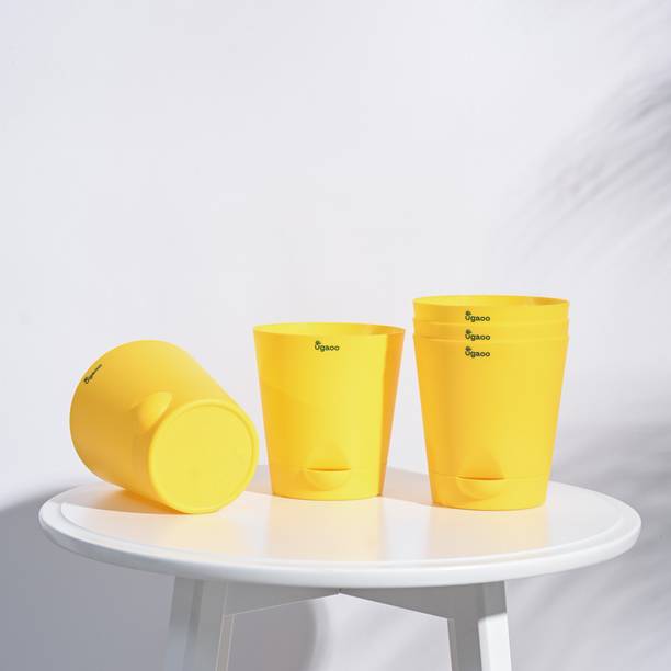 UGAOO Self Watering Plastic Planter Round Gamla for Indoor Plants Plant Container Set