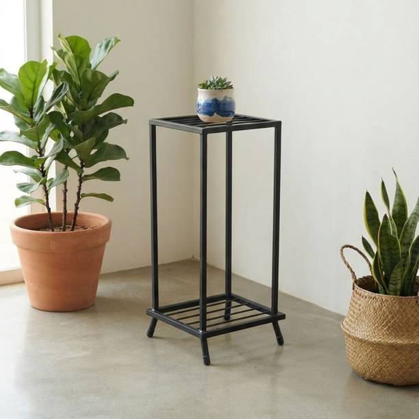 Flipkart SmartBuy Heavy Modern 2-Tier Metal Stand For Tulsi Plant Plant Container Set