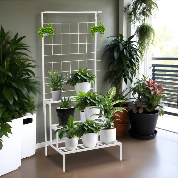 SWINGISH Metal Planter Stand for Living Room Flower Pot Holder for Indoor Plant Container Set