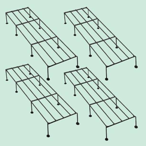 THEKRINTI Metal Plant Stands Balcony Planter| Pot stand for outdoor & Indoor plants Plant Container Set