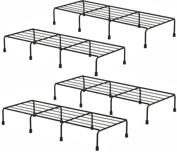 METALVERSE Anti Rust Flower Pot Stand for Indoor & Outdoor, Gamla Stand, Flower Pot Holder Plant Container Set