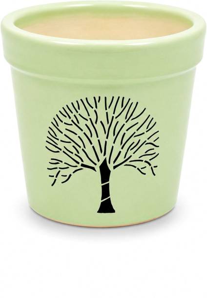 SHYAMNA Ceramic Flower Pot for Indoor & Outdoor Plants Plant Container Set