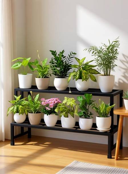 POTSTAND 2 STEP PLANTER STAND Plant Container Set