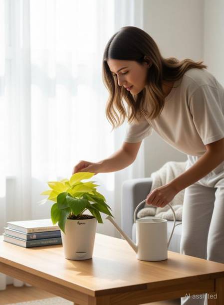 UGAOO Jade Plant, Golden Money Plant, Broken Heart Plant, Green Philodendron Oxycardium Plant