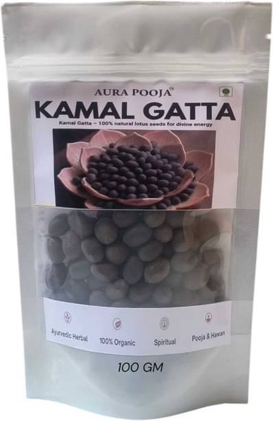 AURA POOJA Lotus Seeds, 100% Organic,Kamal Gatta for Spiritual and Pooja Rituals Seed