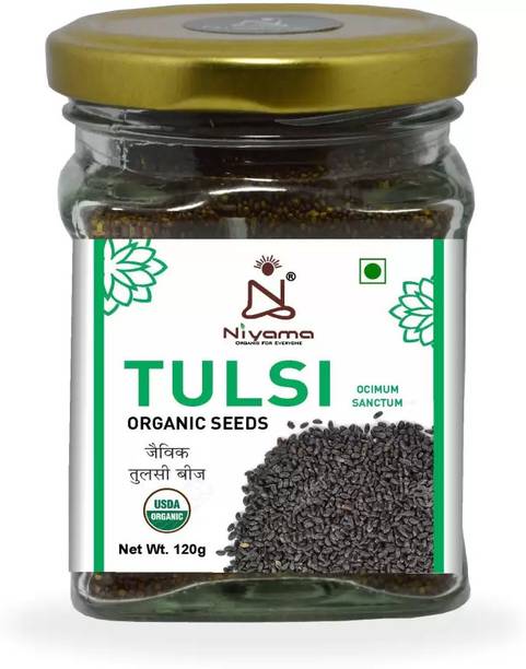 AnnieHerbs Basil Seeds | Sabja Seeds for Falooda | Tukmaria Seeds for Eating | Takmaria Seed
