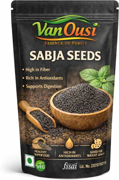 go vegan BASIL SEEDS, SABJA SEEDS, FALOODA, TAKMARIYA Seed Seed