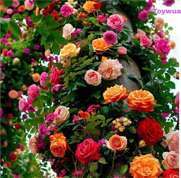 Toywua Elegant Climbing Rose Flower Seeds Nature’s color Seed