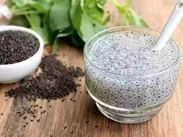 दिर्घांशी तुक्मारिया बीज - सब्जा सीड्स - ओसिमम बेसिलिकम बीज