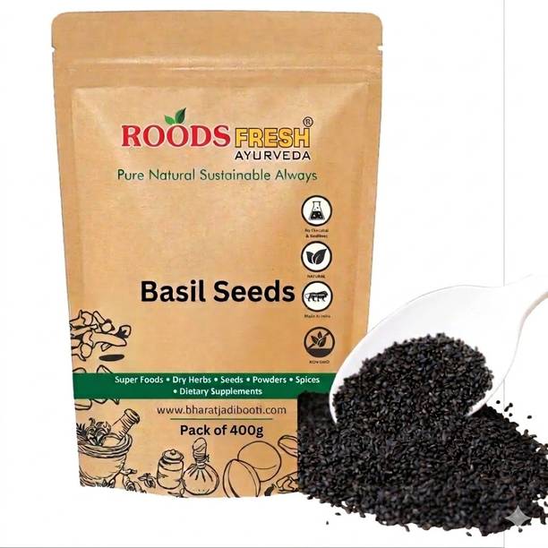 Roods Fresh Basil Seeds for Weight Management & Natural Cooling Seed