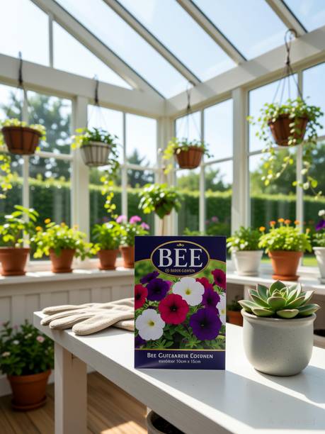 BEE Garden Hybrid Multi-Color Petunia Flower Seeds indoor outdoor Garden Use See