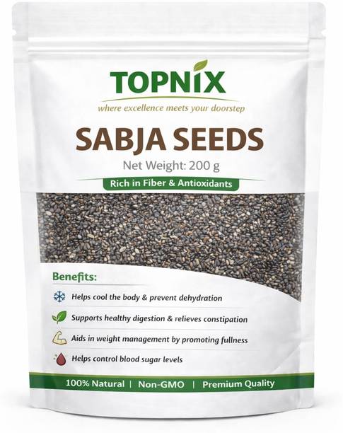TOPNIX TOPNIX Premium Sabja Seeds (Basil Seeds), Falooda & Detox Drink Seeds Seed