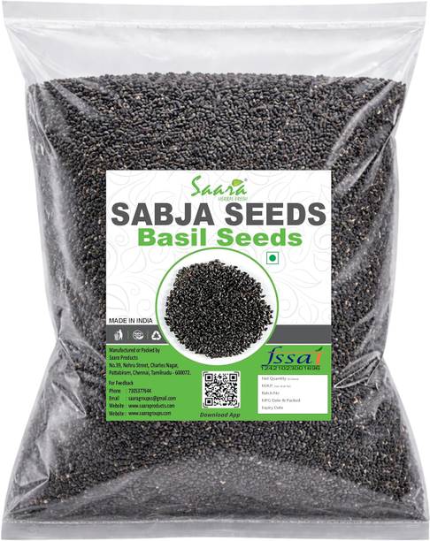 SAARA PRODUCTS Basil, Sabja, Ginjalu Seed