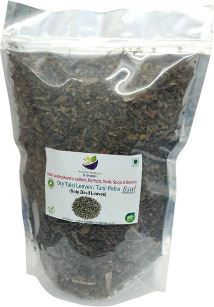 KUNJIKA JADIBOOTI Dried Tulsi Leaves | Holy Basil (Ocimum tenuiflorum) tulasi | Indian Basil Seed
