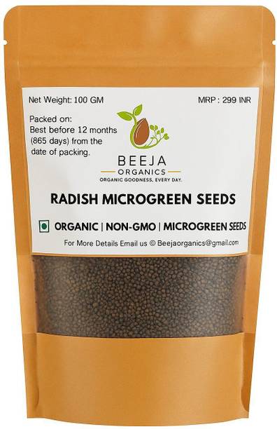 beeja organics Beeja Organics Radish Microgreen Seeds Seed