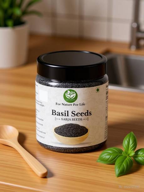 go vegan BASIL SEEDS, SABJA SEEDS, FALOODA, TAKMARIYA Seed