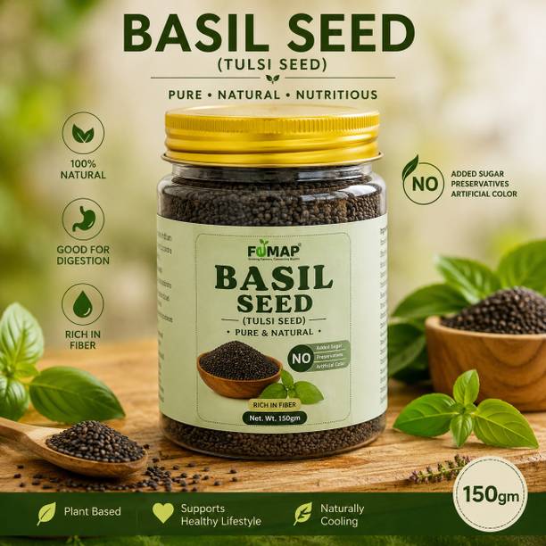Ratnaam Shop Basil Seed, sabja seed, tukmaria seed Seed