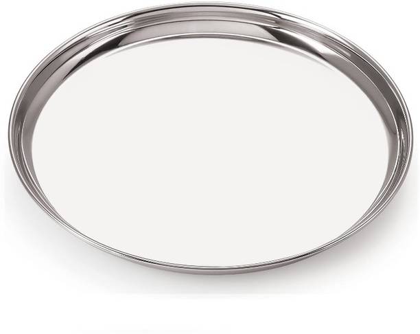 नीलम Stainless Steel buffet plate 14, 22G 32.5 cm डिनर प्लेट