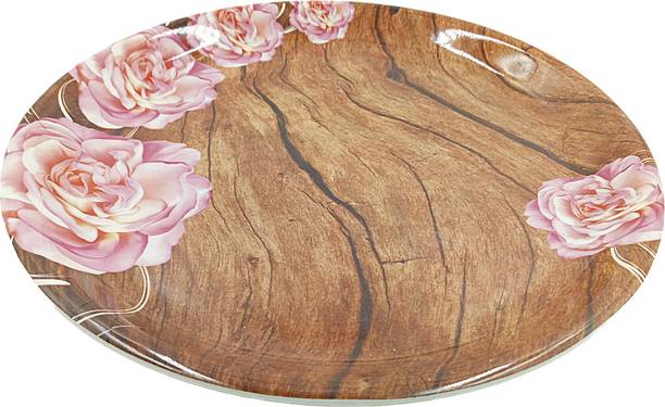 Perfectdine Melamine Dinner & Lunch Plate Round New Design Serving Plate, PL-3 Dinner Plate