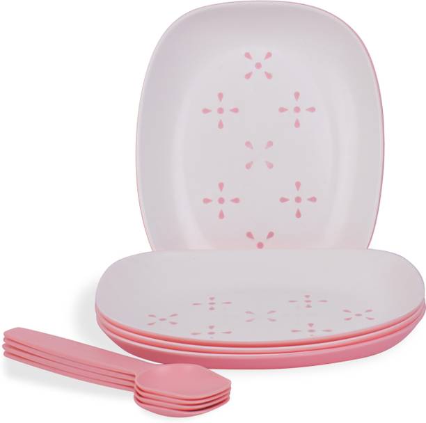ल्यूमिसेट snack plate pink क्वार्टर प्लेट