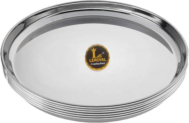 LEROYAL Regular Khumcha/Thali Dinner Plate