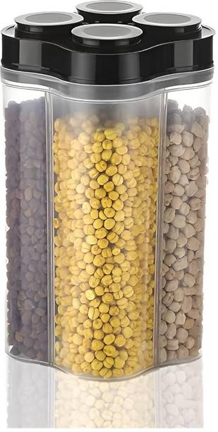 KTART 100% Unbreakable Air Tight Modular Kitchen Plastic Storage Containers Jars Container Serving Set