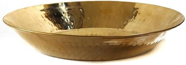 Akebi Pure Brass Pital Parat for Atta | Paraat for Dough Atta Kneading | Paraat