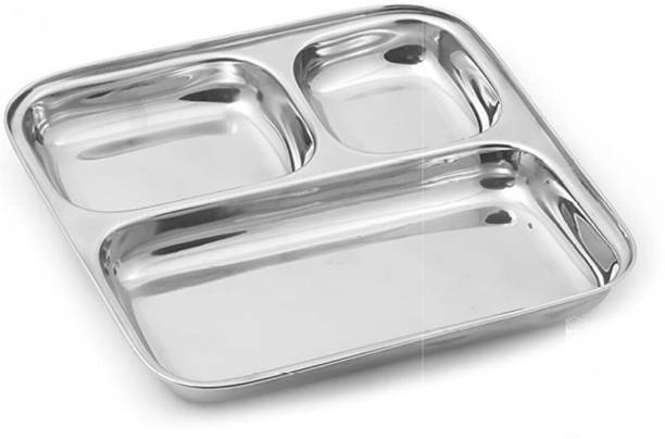 Classic Essentials PAV_BHAJI-PLATE-01 Sectioned Plate