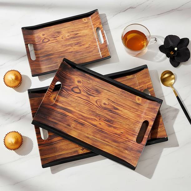 UPC Melamine Serving Tray, Set of 3 (S,M,L) Villori Ser...