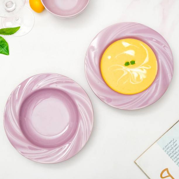 Nestasia Fine Ceramic Deep Pasta Plate/Soup Plate/Meggie Plate/Gravy Plates Dinner Plate Dinner Plate