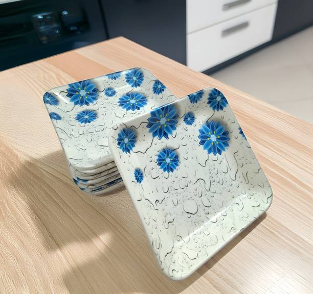 Inpro Melamine Square Small Snack Quarter Plates - Perfect to Your Kitchen Utensils Quarter Plate