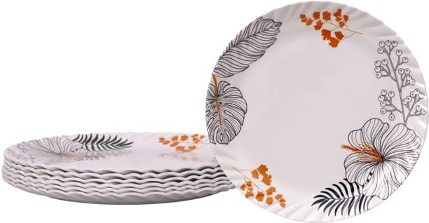 फीस्ट Melamine smart 508) Full dinner plate set 6 pcs डिनर प्लेट