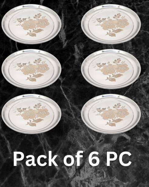 WEKTU kanjak Gifts/Stainless Steel Plates/Gift for Kanjak/6PC Quarter Plate